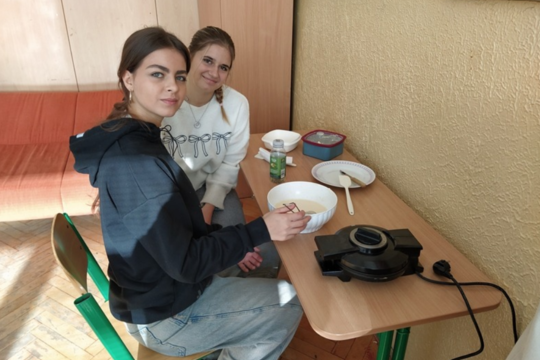 Príprava jedál na hodine techniky 1