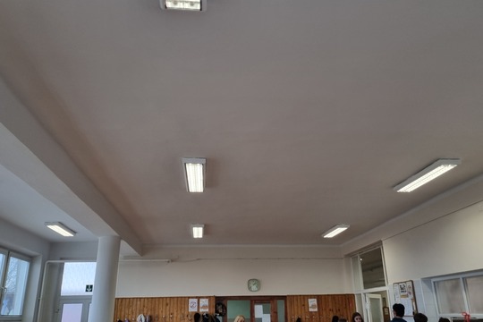 Nové akustické panely v jedálni  1