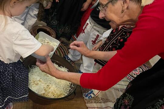 Nakladanie domácej kapusty v AKOBUK na ľudovú nôtu 1