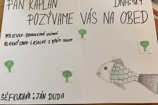 Pozvánky na obed od šéfkuchára   1