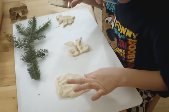 Naše eco ozdoby zo slaného cesta na stromček v AKOBUK 1