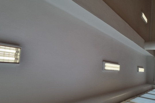 Nové akustické panely v jedálni  1
